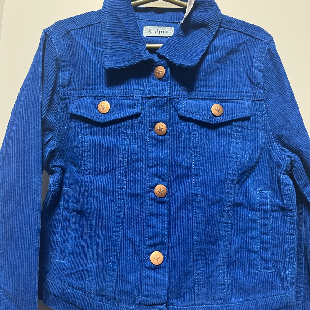 Kidpik Blue Corduroy Jacket for Kids